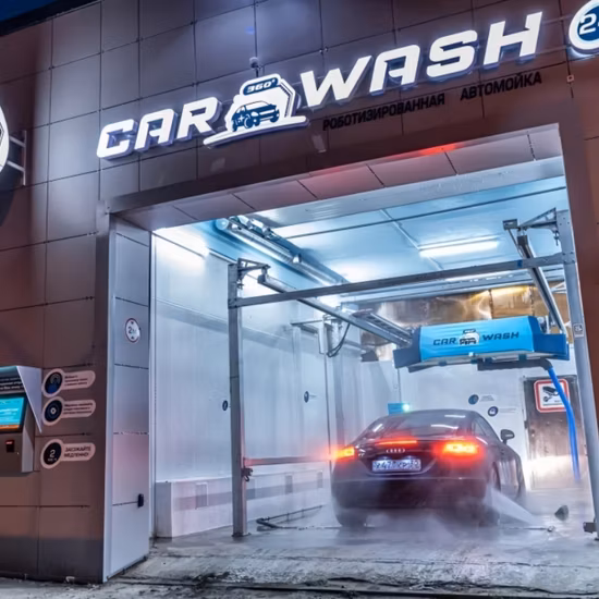 Máquina automática de lavado de autos sin contacto con brazo único giratorio 360 con sistema de secado